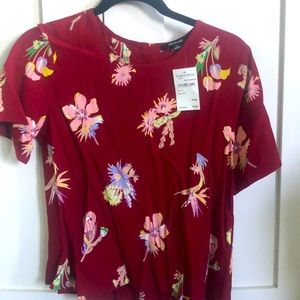 Madewell floral shirt